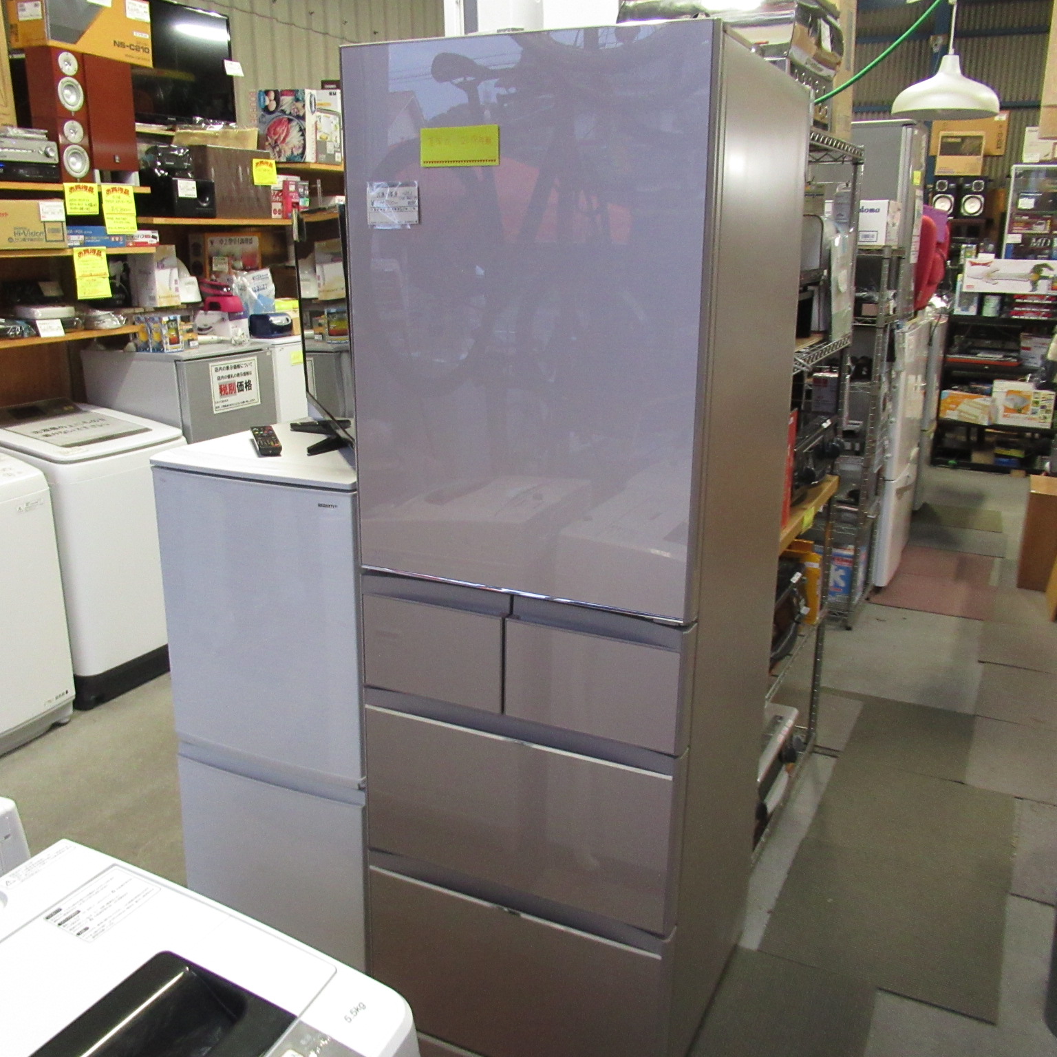 三菱 冷凍冷蔵庫 5ドア 455L MR-B46C-F